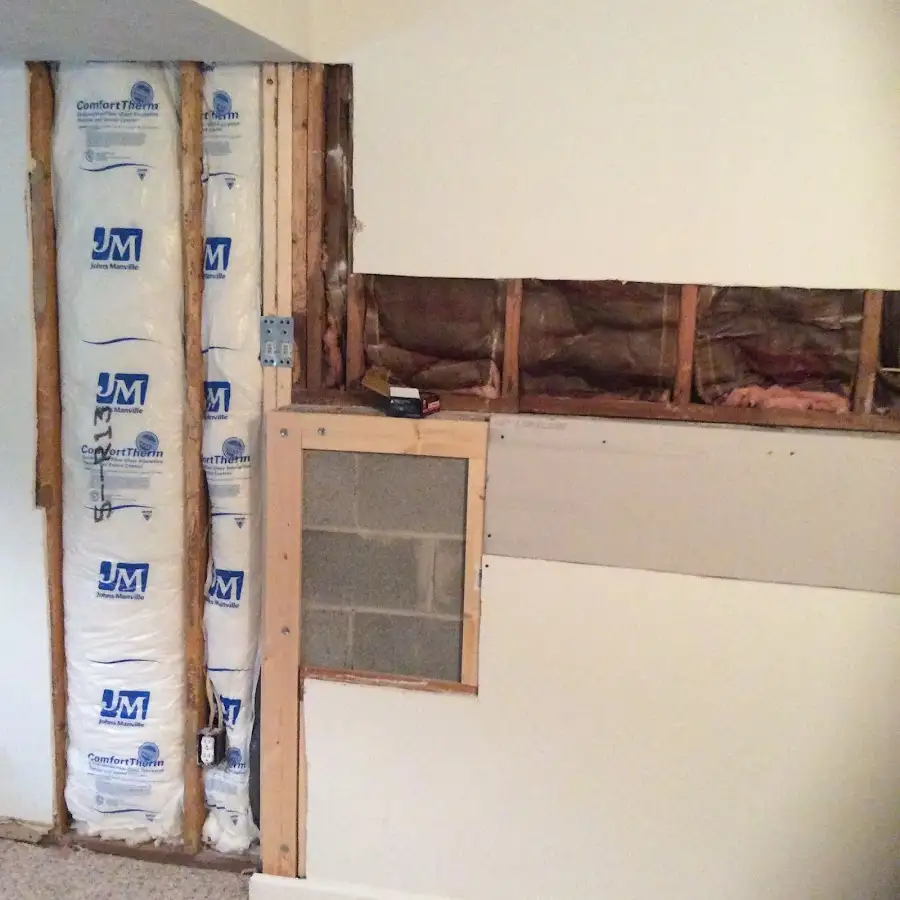 Wall insulation replacement during Contents Cleaning & Restoration in Prineville